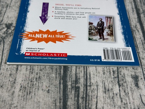 Gettysburg: A True Book National Parks by Moira Rose Donohue (2019, Paperback) - Picture 7 of 13