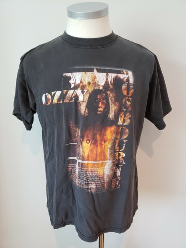 Vintage 1999 Ozzy Osbourne T-Shirt, Chronies, Black Sabbath, Metal, Ozzfest, LG