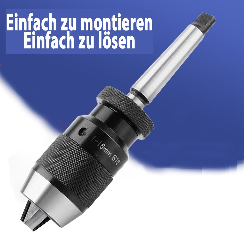 Bohrfutter Baer Schnellspannbohrfutter 0,5-16 Mm Schnellspann Kegeldorn Wahl E - Foto 8