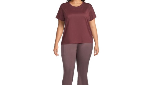 XXXL (22) Avia Women's Plus Perforated Performance T-Shirt with Short Sleeves - 第 4/4 張圖片