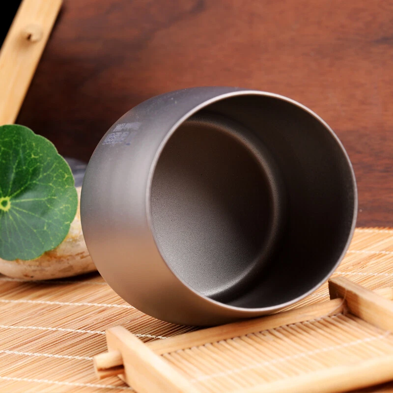 Double Wall Pure Titanium Water Tea Coffee Cup Insulated Drinking Cup Mug 120ml - Image 3 of 4