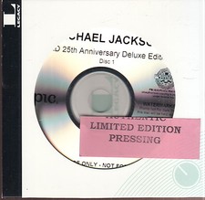 michael jackson bad 25th anniversary deluxe edition 3x cd 1x dvd limited
