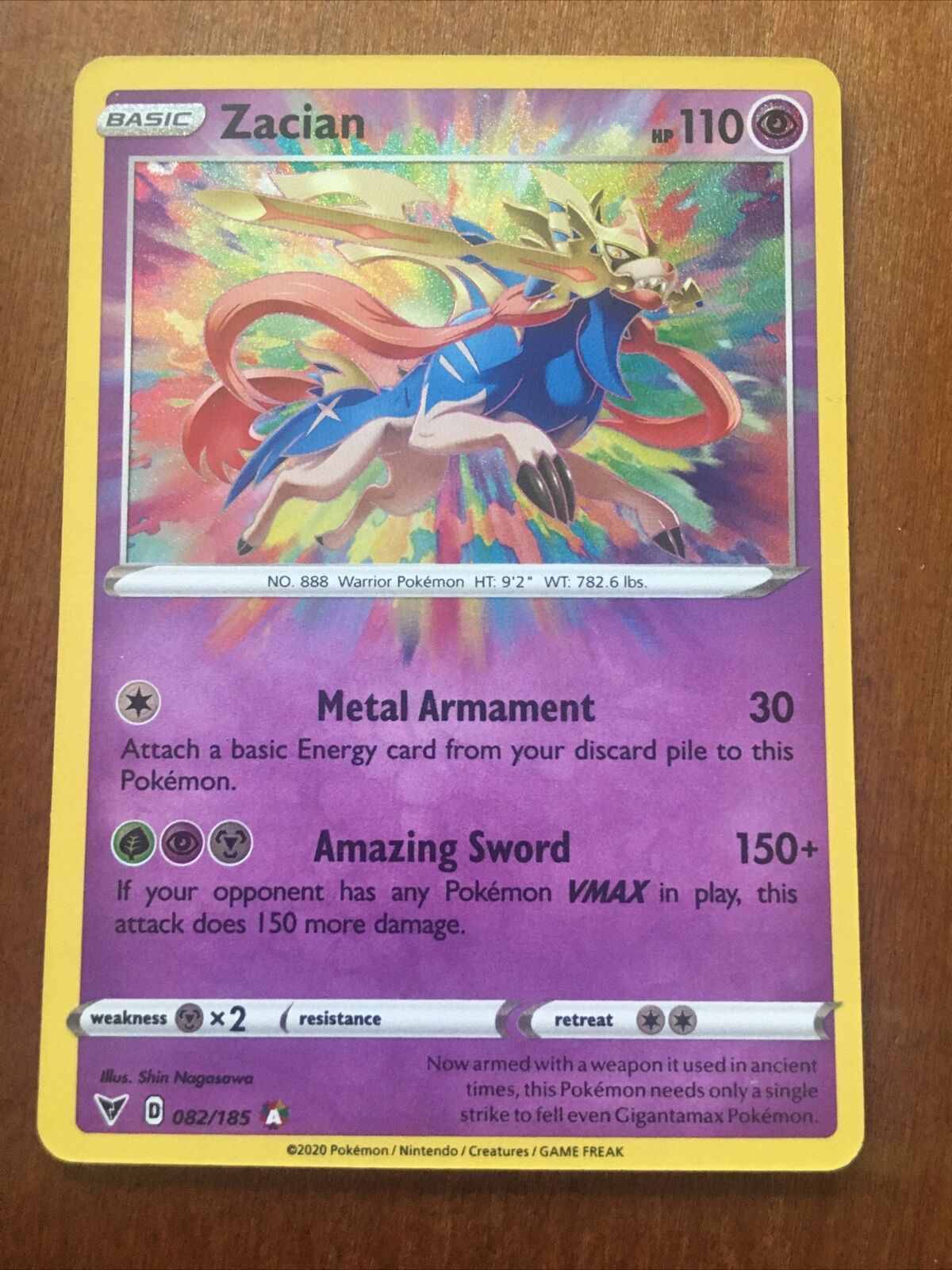 i just pulled a zacian v. Is it rare? : r/pokemoncards