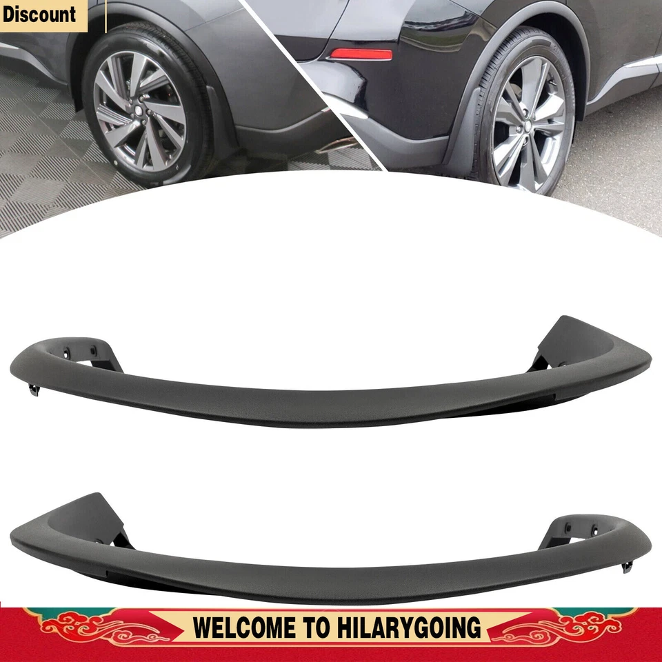 Pair Rear Fender Trim For 2015-2021 Nissan Murano Textured Black Molding - Imagem 3 de 4