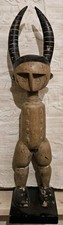 Female Figure, Ghost Culture, Ghana 1900, H 48 Cm, Base 11x11 Cm.
