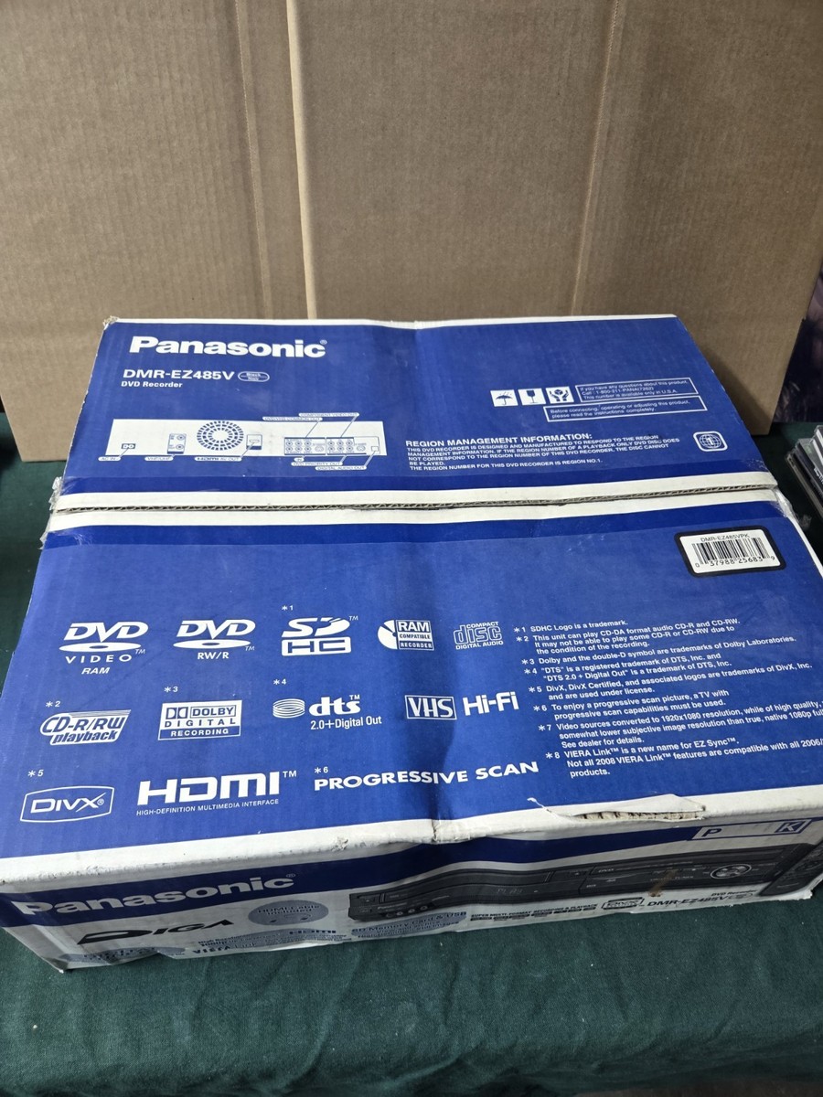 Panasonic DMR-EZ485VK DVD Recorder for sale online | eBay