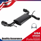 New Matte Dual Cat Back Exhaust System For 2007-2017 Jeep Wrangler JK 2DR 4DR US
