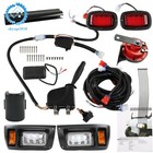 For Club Car DS Carts1993-UP Golf Cart LED Headlight and Tail Light Kit