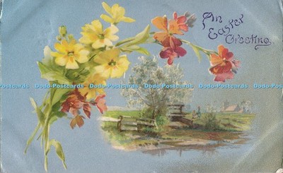 R001528 Ein Ostergruß Blumen See Wildt und Kray 1907