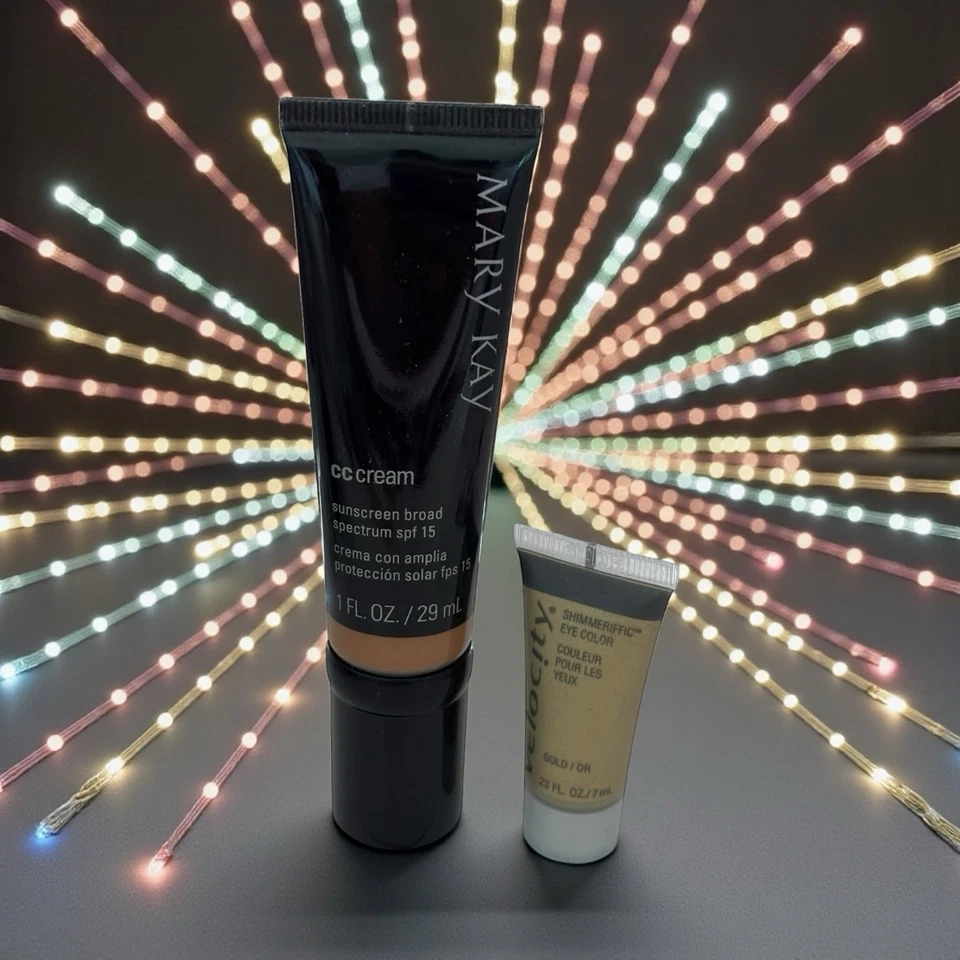 Mary Kay CC Cream Sunscreen SPF 15 Deep 1oz and Shimmeriffic Eye Color 0.23oz - Image 3 of 4