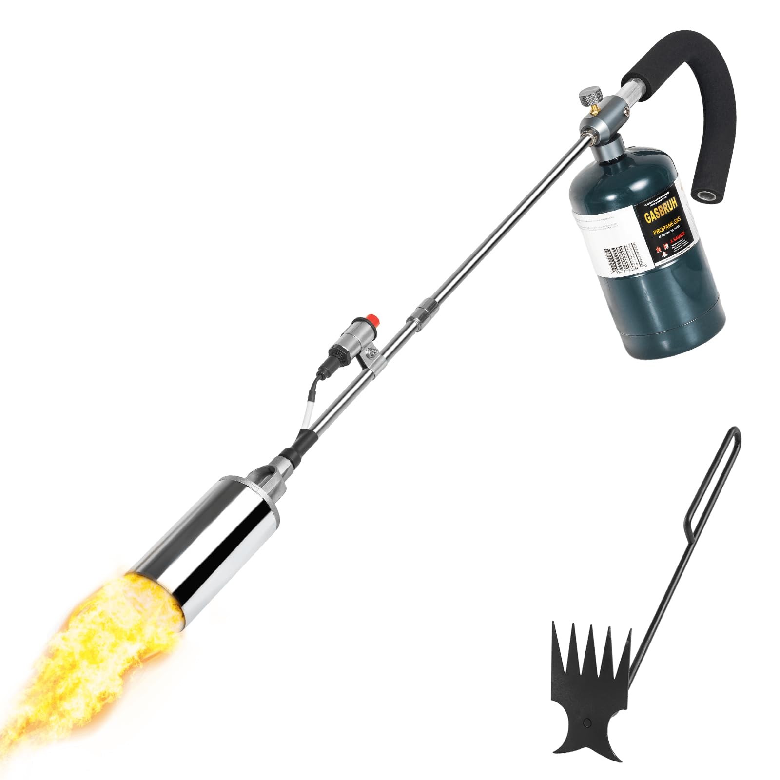 GasBRUH Propane Torch Weed Burner,High Output Weed Torch Flamethrower,35" Long