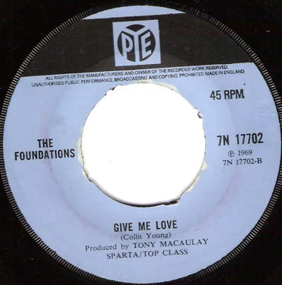 The Foundations In The Bad, Bad Old Days Vinyl Single 7inch Pye