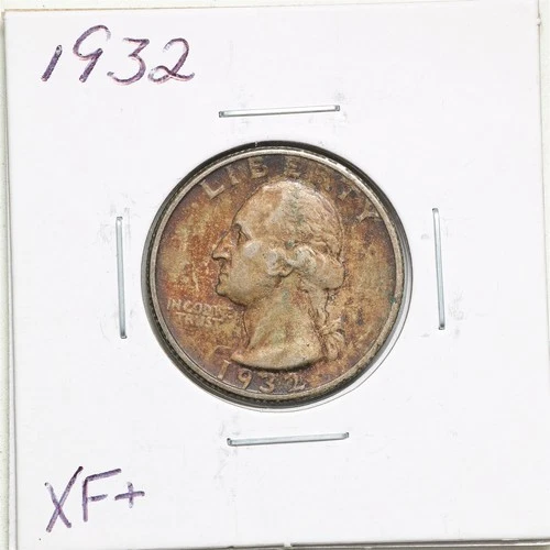 1932 25C Washington Silver Quarter Dollar in XF+ Condition #6177