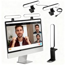 Video Conference Lighting, LED Streaming Light for Video Calls, Webcam Light ...