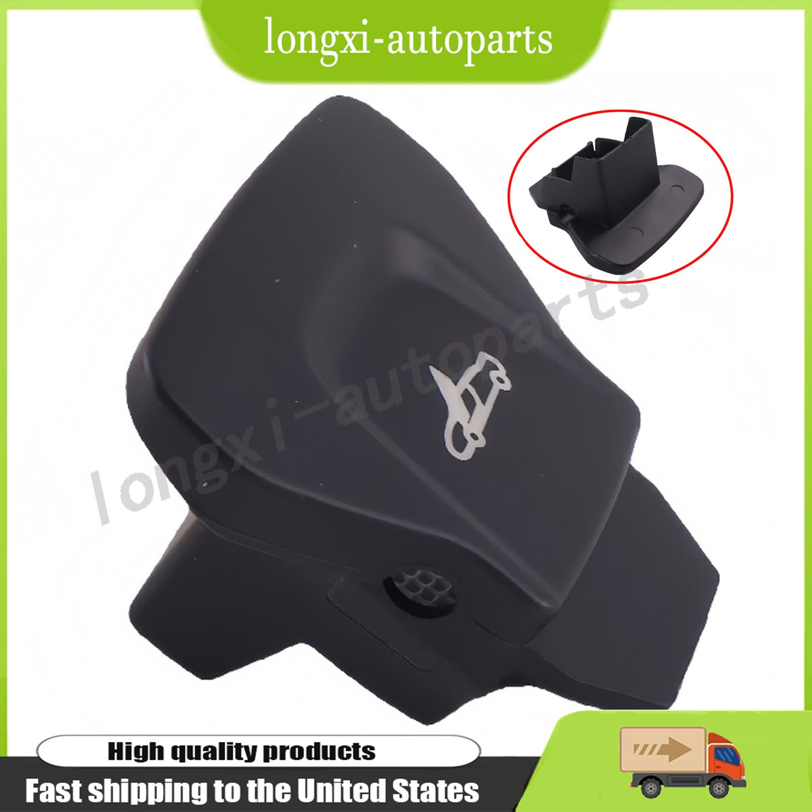 New Black Right Side Door Control Switch Button for McLaren 570S 600LT 13M0434CP