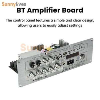 Bluetooth AUX+Microphone+FM+TF+TWS Amplifier Board 2.1-Ch 100W*2+ 200W TPA3221