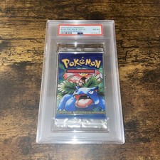 Pokemon Base Set 1st Edition Booster Pack NEW (Spanish) Venusaur PSA 8 NM-MT!