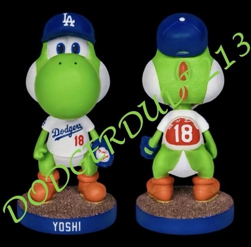 PRESALE Yoshi Super Mario LA Dodgers Yamamoto Bobblehead SGA 3/31/26