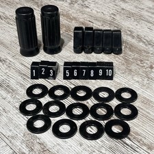 Vintage Foosball Replacement Pieces NOS 70s Bumpers Handles/grips Score Numbers