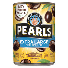 Extra-Large Ripe Pitted Olives, Pack of 12, 6 Oz Cans