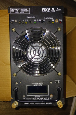 Peco II SM50F48PM SwitchMode Bridge Rectifier 48 Vdc 50 Amp USED