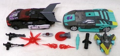 Hasbro Transformers Shattered Glass Rodimus  Sideswipe & Whisper Complete