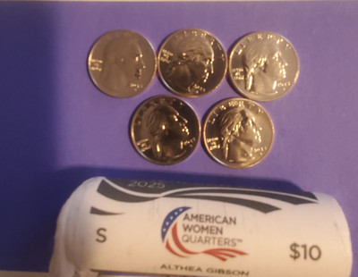 2025 S Mint American Women Quarters 5 coins SHIPS TODAY  3 DAY SALE $16