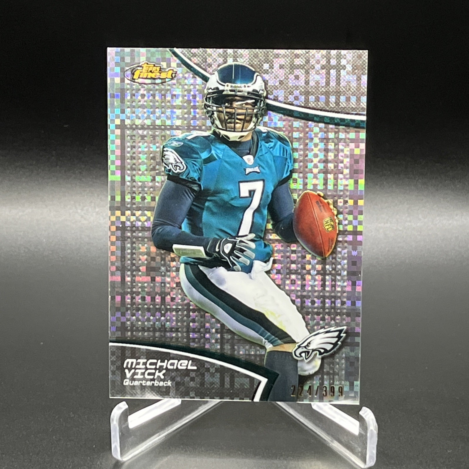 Michael Vick #1 Football Cards 2011 Topps Finest trading card — raw and PSA graded price guide