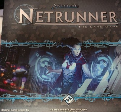 Android Netrunner The Card Game - 100% Complete Unpunched - 2012 Fantasy Flight