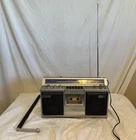 Vintage Sony CFS- 43 Boombox Stereo Cassette Player Plays Tapes