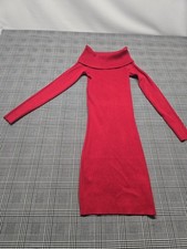 Women's Say What? Red Sweater Dress Size Small Brand New