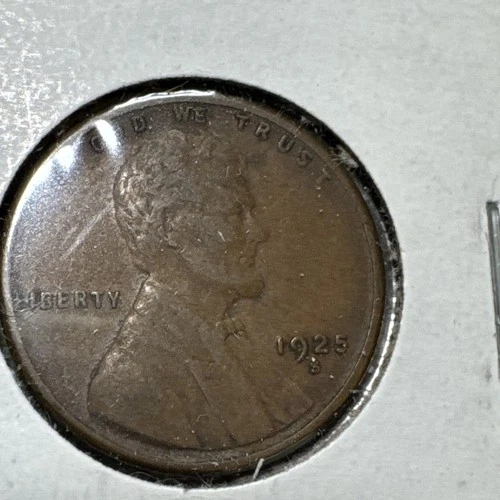 1925 S Lincoln Wheat Cent Better Condition San Francisco Mint EF Extra Fine