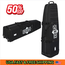 Golf Case Golf Club Travel Bag with Wheels Luggage Lock Cover Airline Waterproof