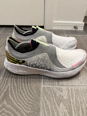New Balance Fresh Foam X 1080 Unlaced Mens 10.5 D White Black Running Shoes Mens New Balance Fresh Foam X 1080 Unlaced Running Shoe main image 4