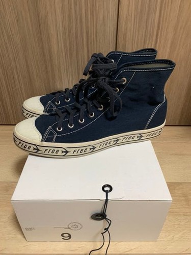 Visvim PTU CAP HI Skagway Sneakers Navy 9US Near Mint, 27cm, Rare Model