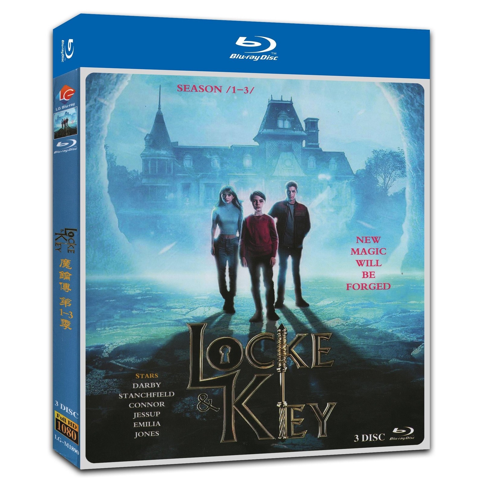 Locke & Key Season 1-3‎ Collection for Gift Box Set Movie 3-D