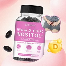 Myo D-Chiro-Inositol For Hormonal & Ovarian Support 30/60/120 Vegan Capsules