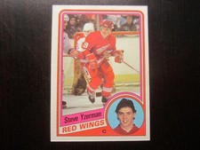 1984 TOPPS HOCKEY CARD STEVE YZERMAN ROOKIE CARD #49 RED WINGS NM LOOK NICE LOOK. rookie card picture