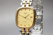[Near MINT] LONGINES Flagship 156 7066 Gold 31mm Date Quartz Men's Watch