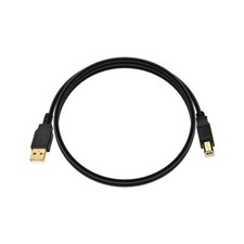 Monoprice USB Type A to USB Type B 2.0 Cable 3ft Gold Plated Black 
