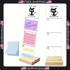 Monitor Memo Board with Removable Wooden Base...