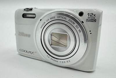 Nikon COOLPIX S6800 White Digital Camera 16.0MP 12x Optical Zoom From JAPAN