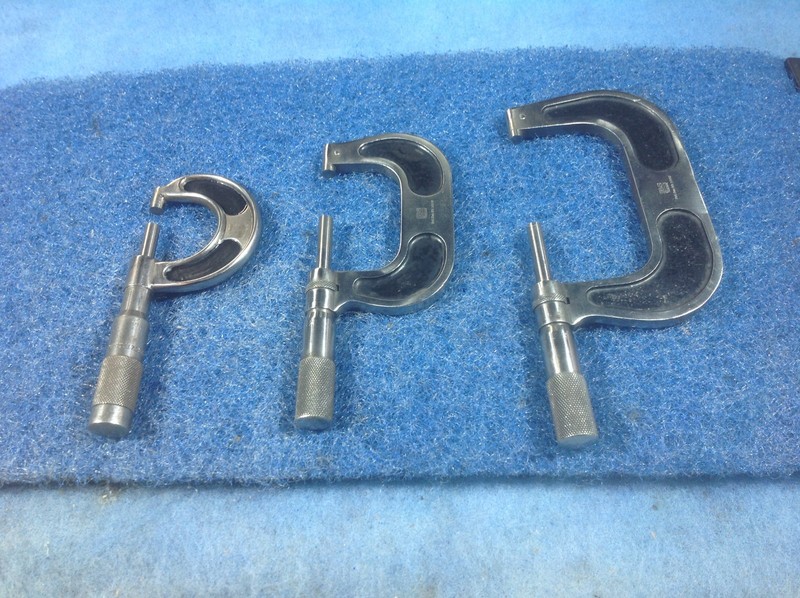 brown&sharpe-1", 2", 3" micrometers