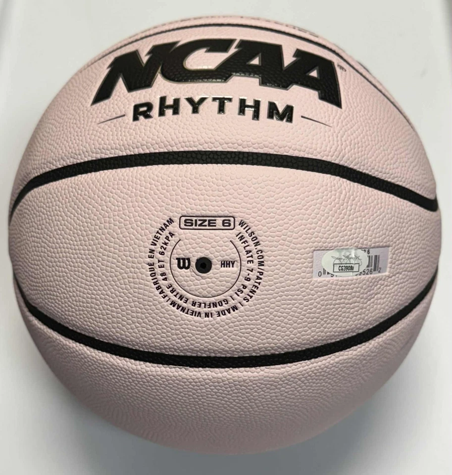 Candace Parker Los Angeles L.A. Sparks Signed PINK COLLEGE Basketball W/JSA COA - Image 2 of 2