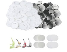 100 Sets 75mm/3 inch Button Supplies Button Parts for Buttons Maker Machine