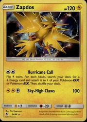 Zapdos 24/68 Hidden Fates Reverse Holo Rare