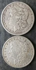 1899 O and 1901 O $1 Morgan Silver Dollars