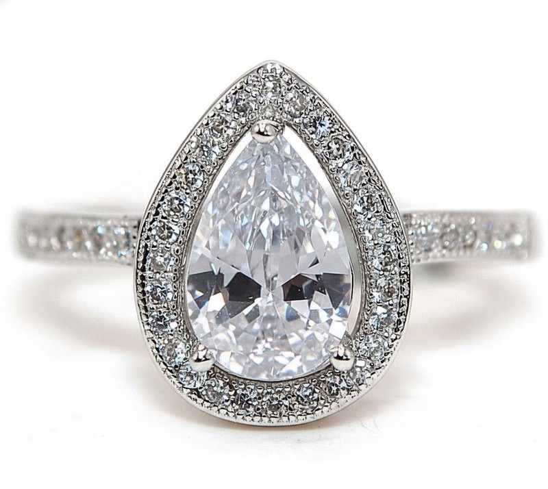 3CT Heat Treated Moissanite 925 Sterling Silver Ring Jewelry Sz 9 MM2-3