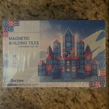 Magnetic Building Blocks Kids Toys Princess Castle STEM Playset 58pcs