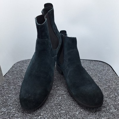 UGG Suede Chelsea Boots UK 10,5 US 11,5 EU 45 Schwarz Herren Voll Wildleder Leder Upp